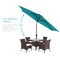 Best Choice Products 10ft Outdoor Steel Market Patio Umbrella w/ Crank, Tilt Push Button, 6 Ribs